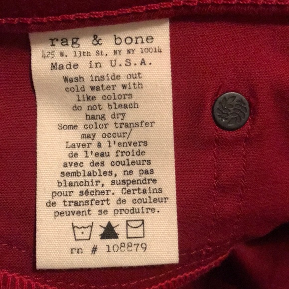 rag & bone Legging Jean - Size 30 - Picture 7 of 8